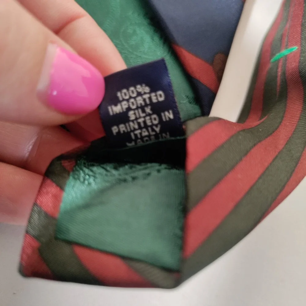 Tommy Hilfiger Men's Blue Golf‎ Classic Silk Tie - 4